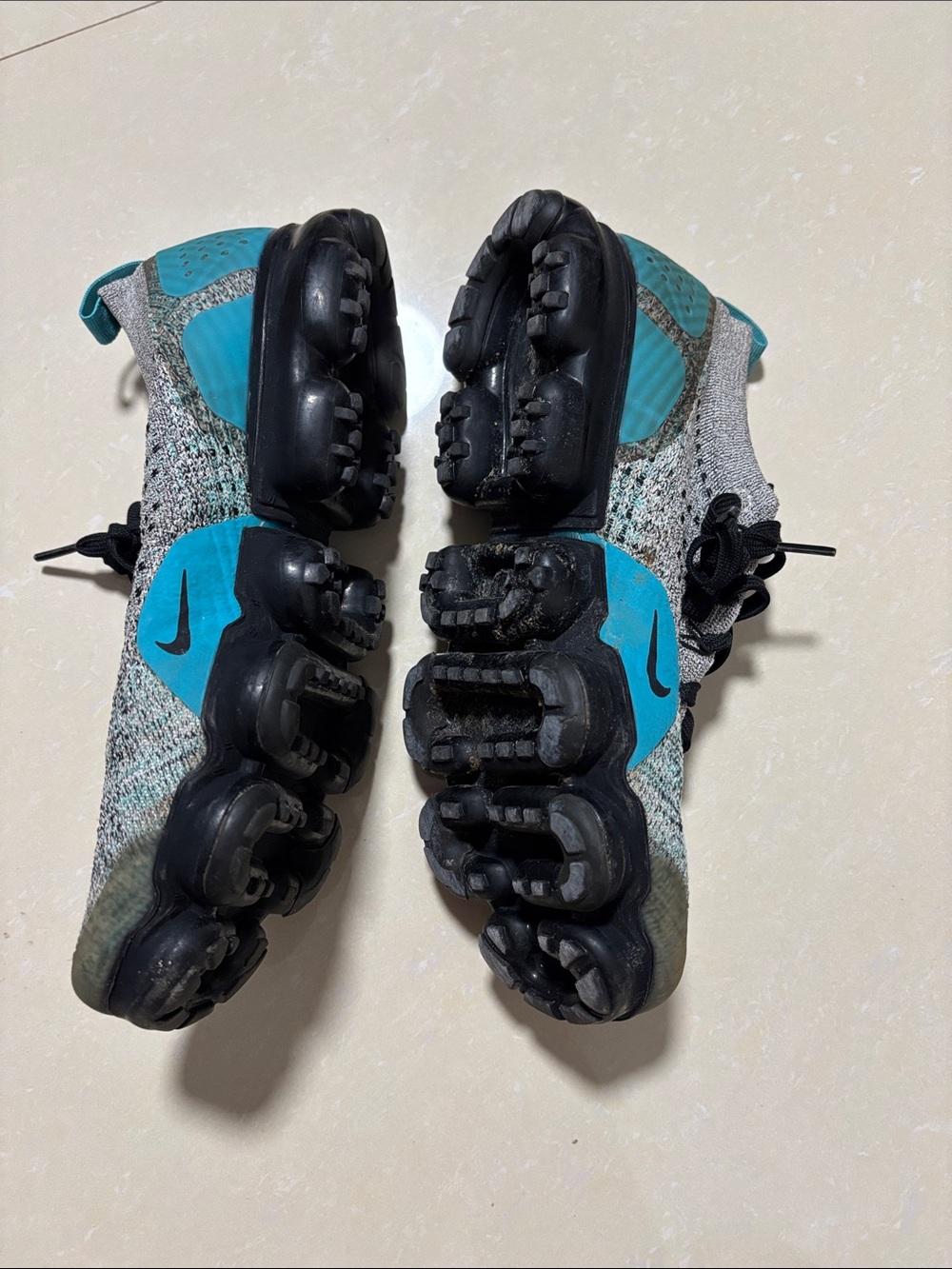 Nike Air VaporMax Flyknit 2.0 Dusty Cactus Running Shoes Size 9 - Picture 2 of 6